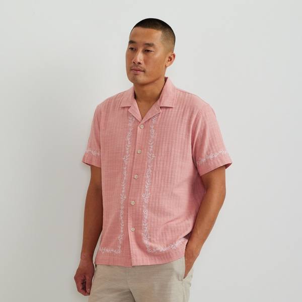Eddie Bauer Men's Short Sleeve Cotton Shirt