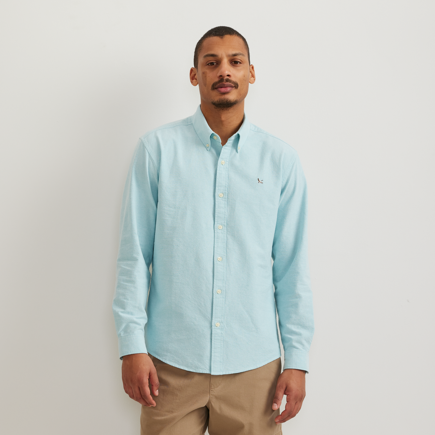 Men's Eddie's Oxford Shirt-Surf-Regular-C1