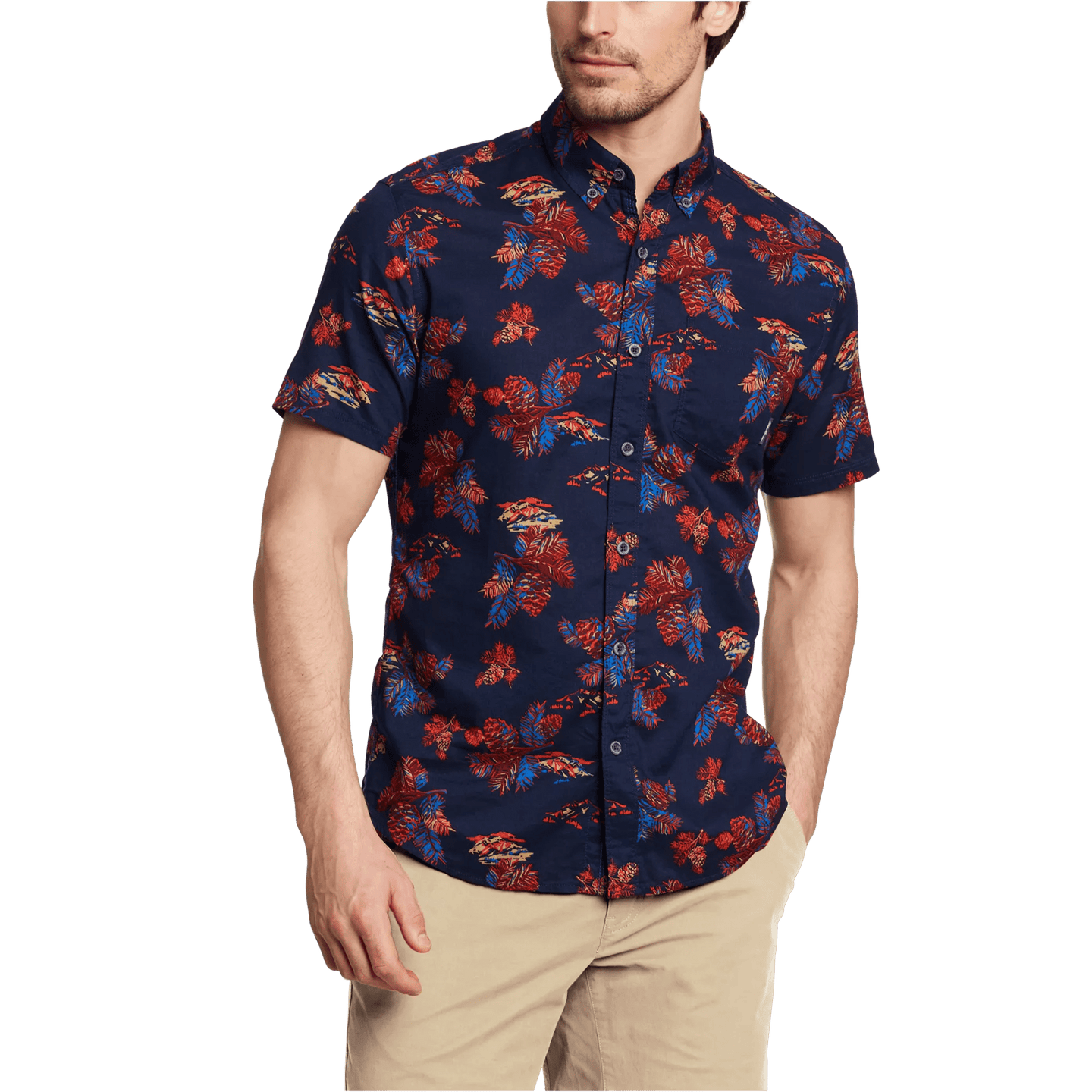 Men's SS Baja Shirt Regular Dk Navy-6