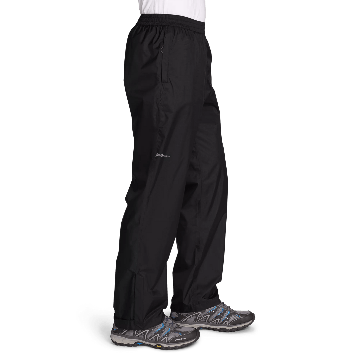 Men's RipPac® Waterproof Rain Pants-Black-Regular-2