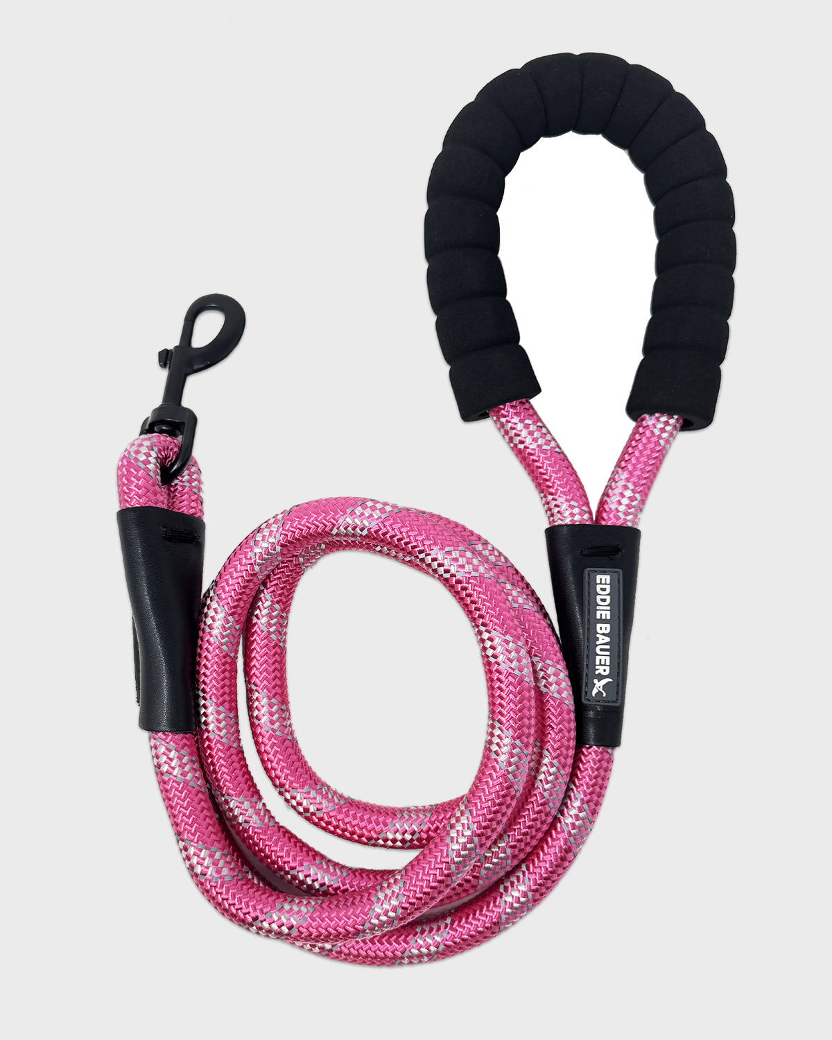 Dog Leash Round Braided Rope with Foam Handle