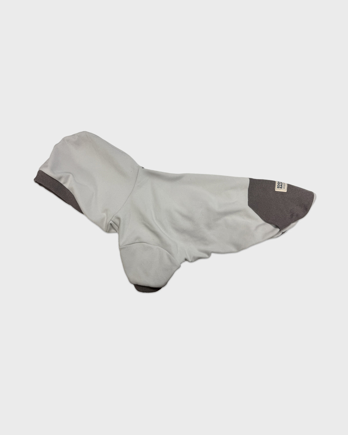 Dog Gray Hoodie with Charcoal Accent