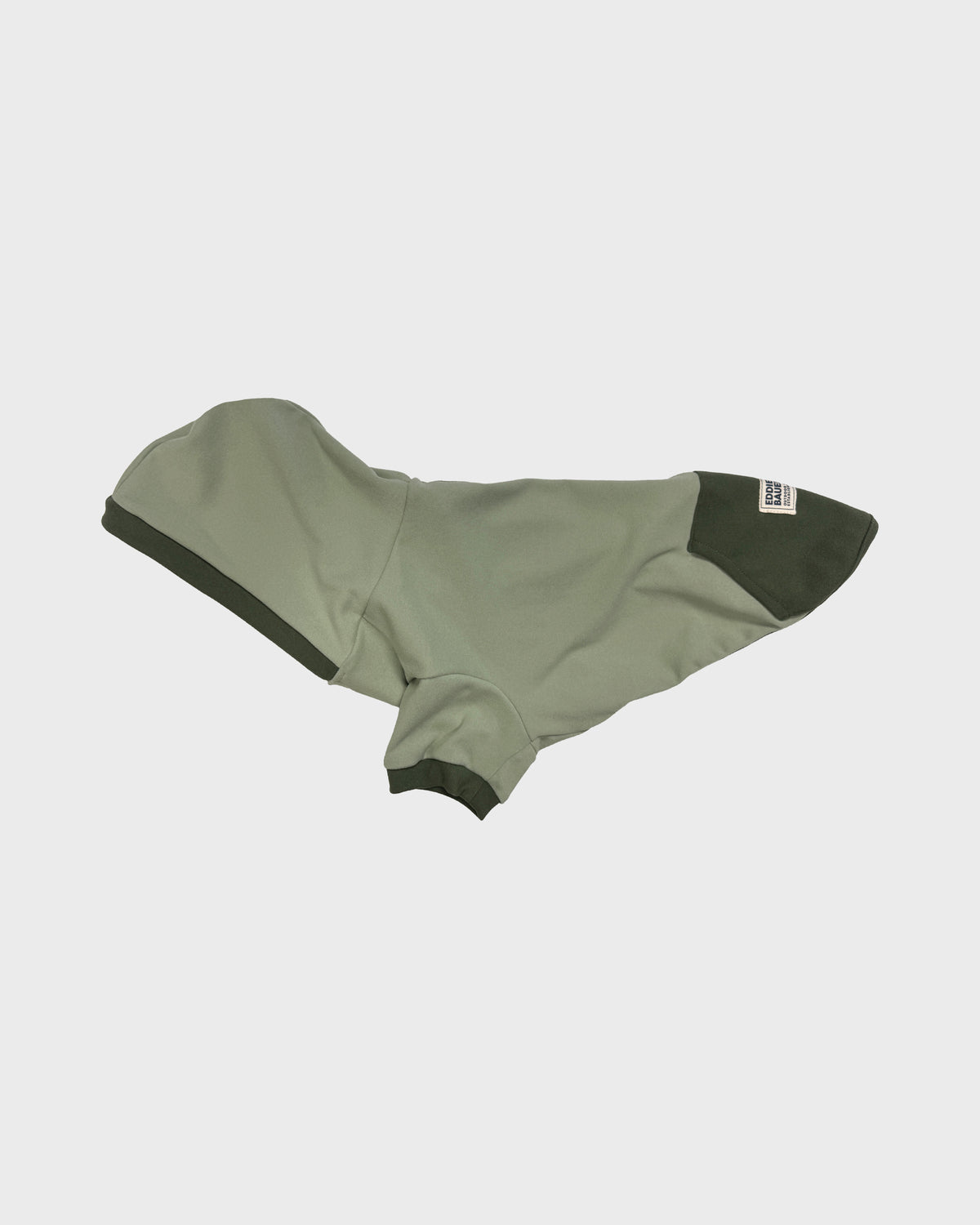 Dog Hoodie Sage with Accent Trim