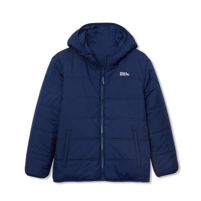 Boys Deer Harbor Reversible Hooded Jacket