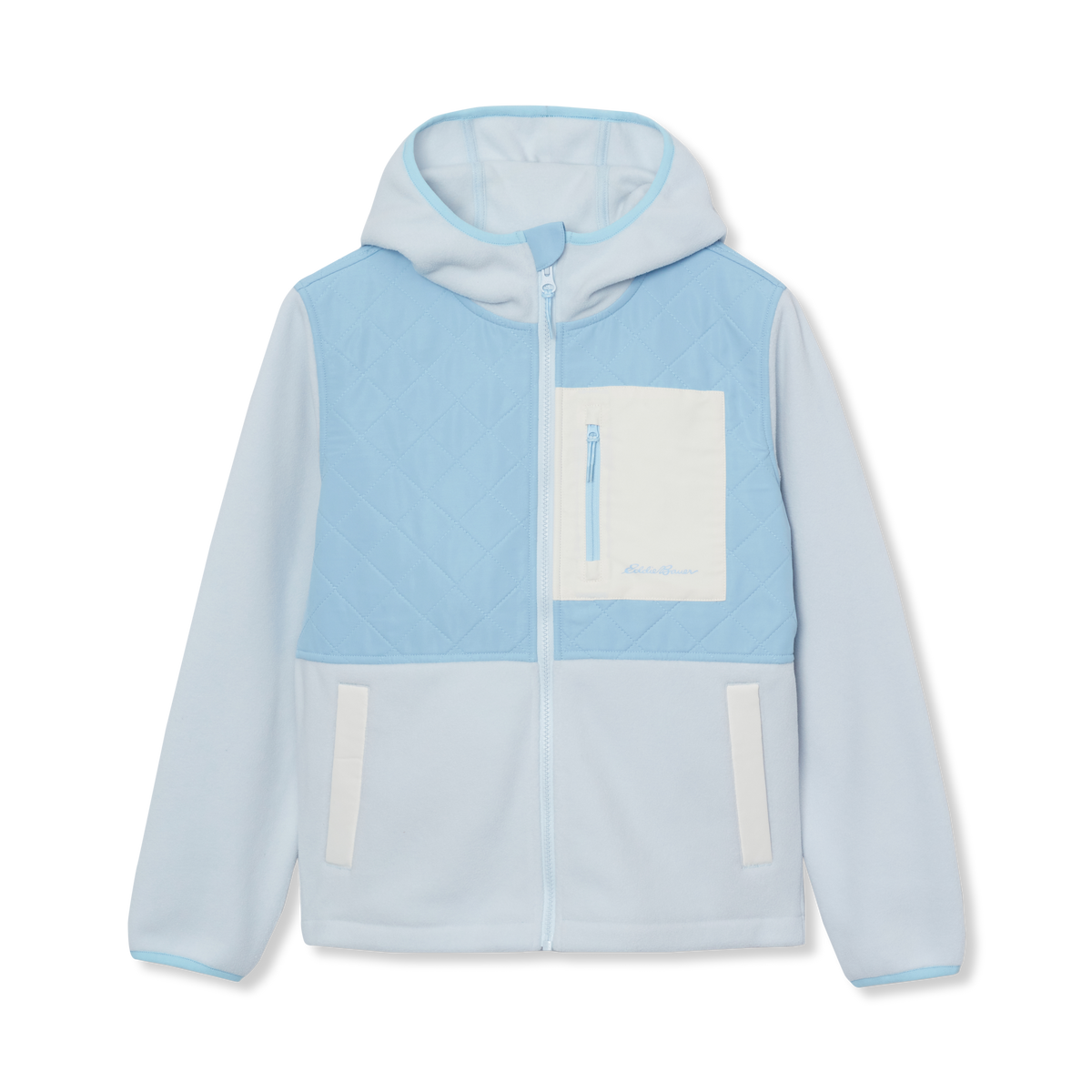 Kids' Mixed Media Fleece Jacket-Ancient