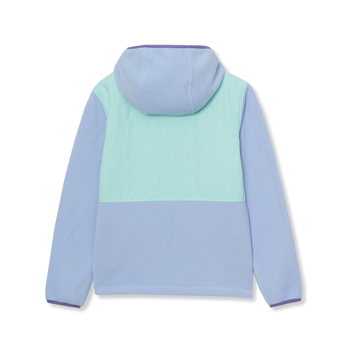 Kids' Mixed Media Fleece Jacket-Lavender