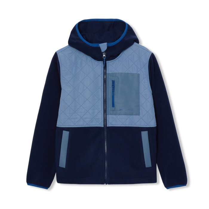 Kids' Mixed Media Fleece Jacket