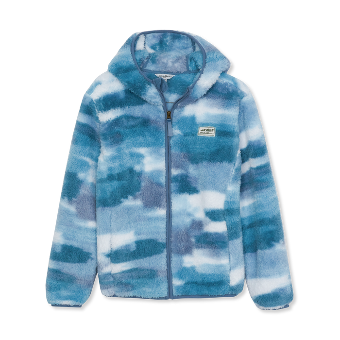 Kids' Hooded Quest Plush Fleece Jacket - Print