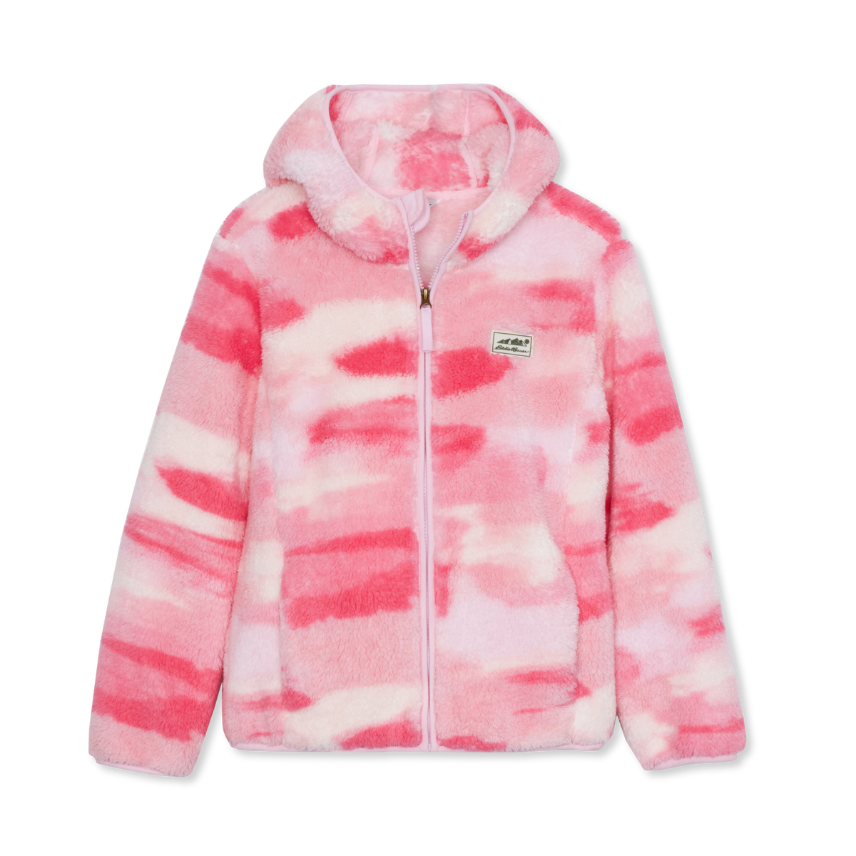 Kids' Hooded Quest Plush Fleece Jacket - Print-Pirouette-4