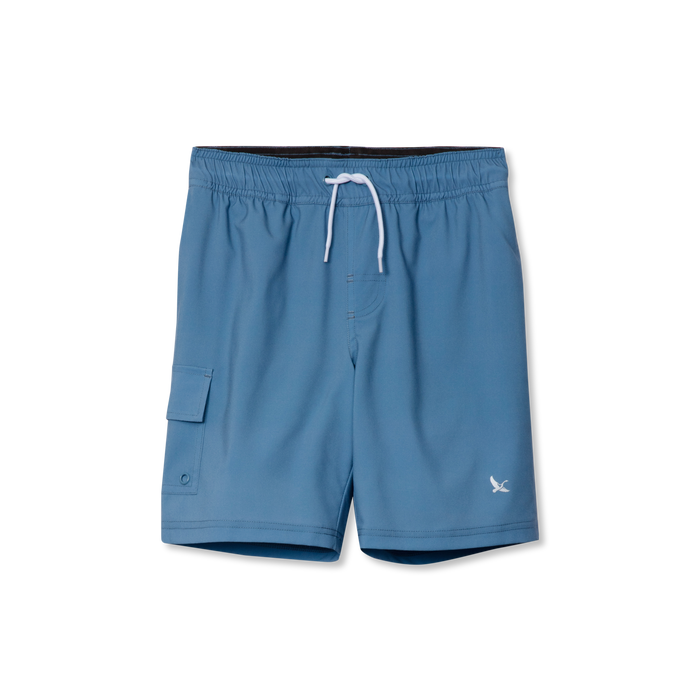 Boys Sea Spray Solid Comfort Liner Swim Shorts