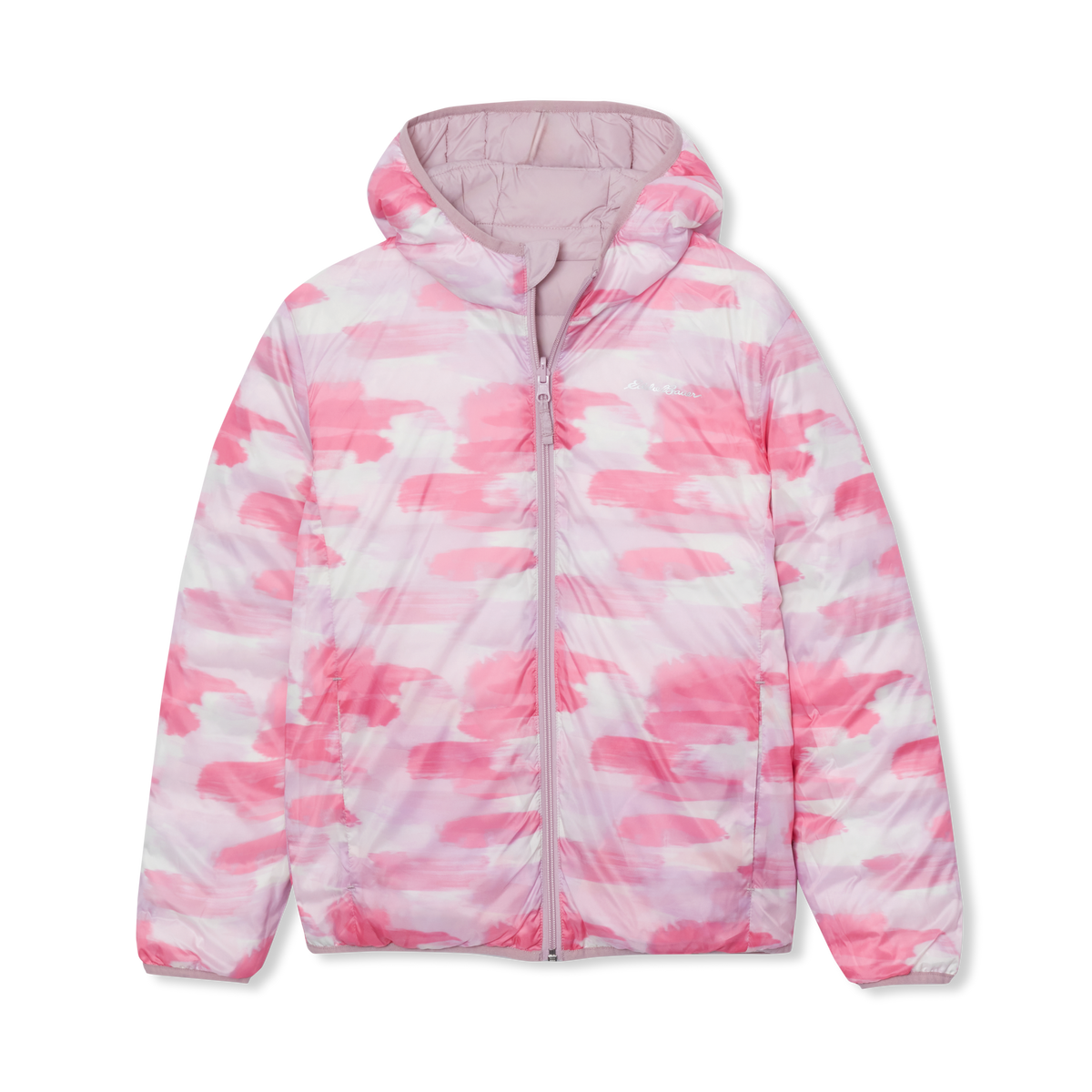 Kids' CirrusLite Reversible Down Hooded Jacket-Dawn Pink