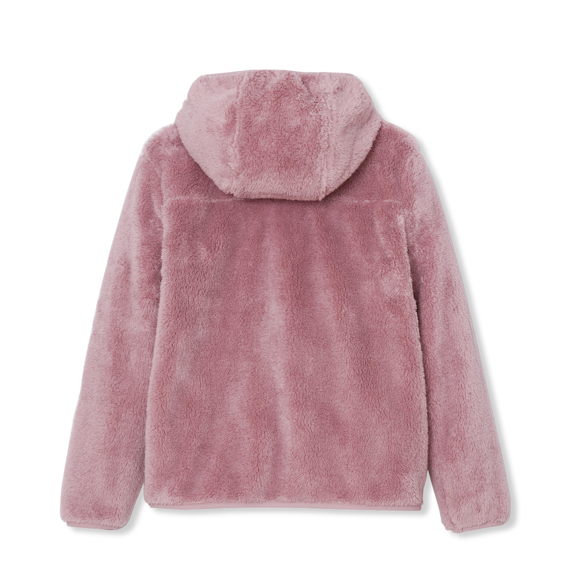 Kids' Hooded Quest Plush Fleece Jacket-Dawn Pink-8