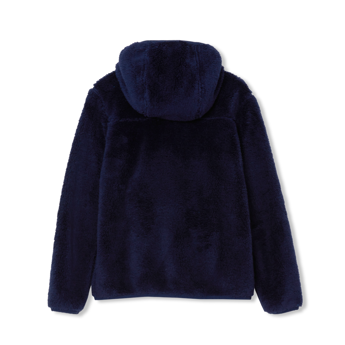 Kids' Hooded Quest Plush Fleece Jacket-Peacoat-11