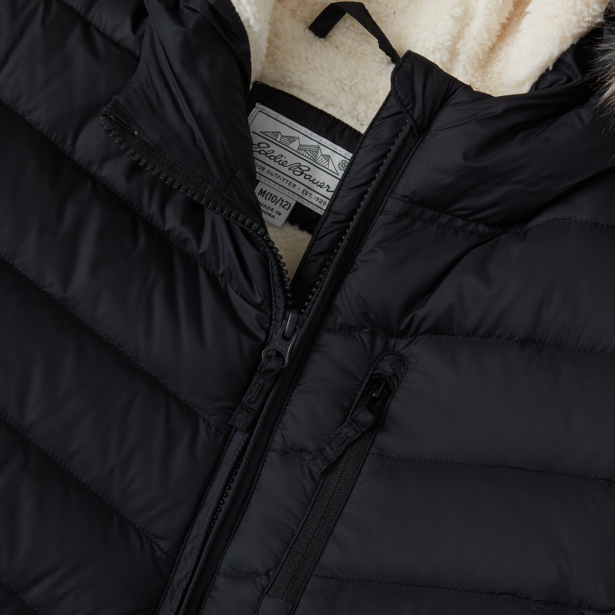 Girls' Sun Valley Down Parka-Black Onyx-3