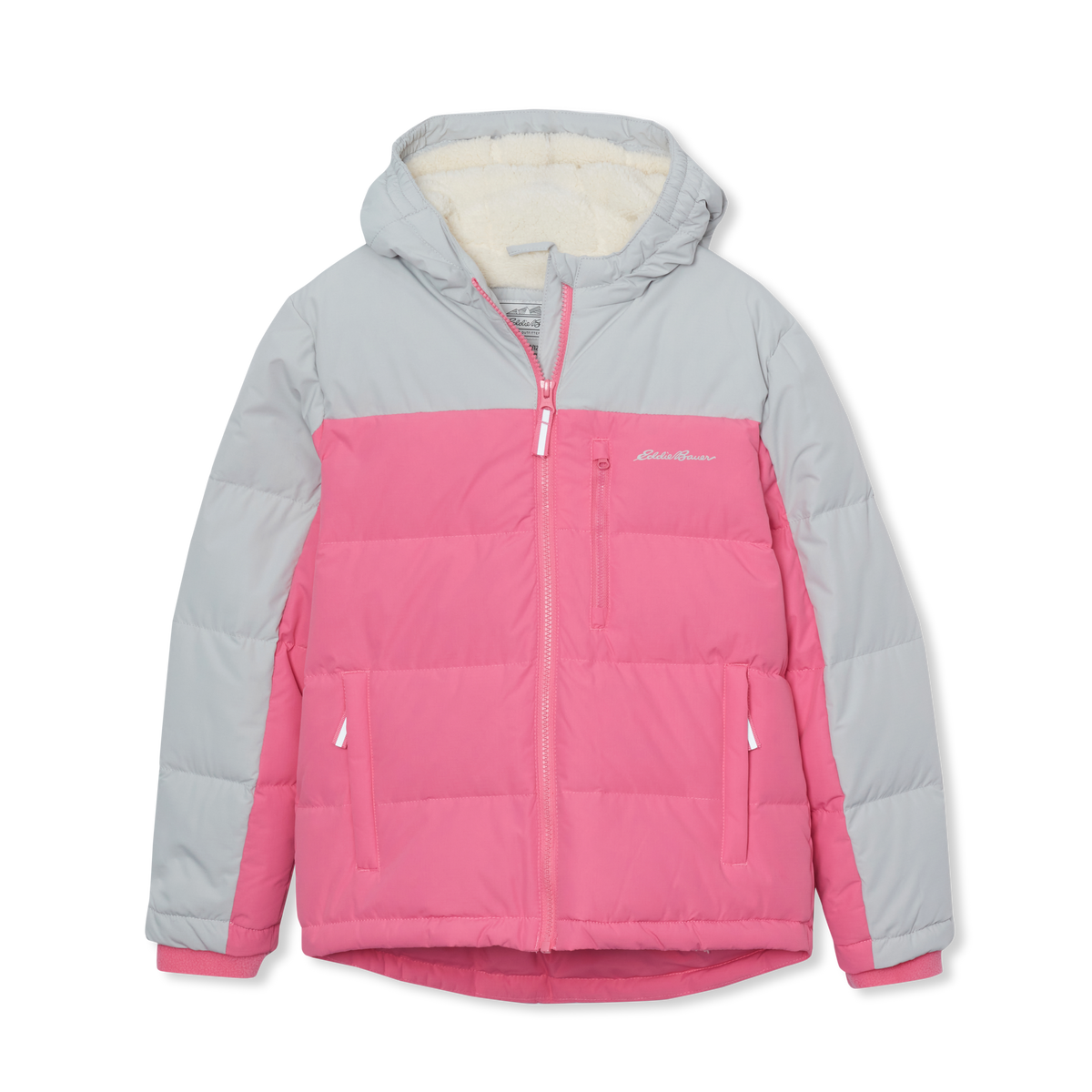 Girls' Classic Down Jacket-Azalea Pink-1