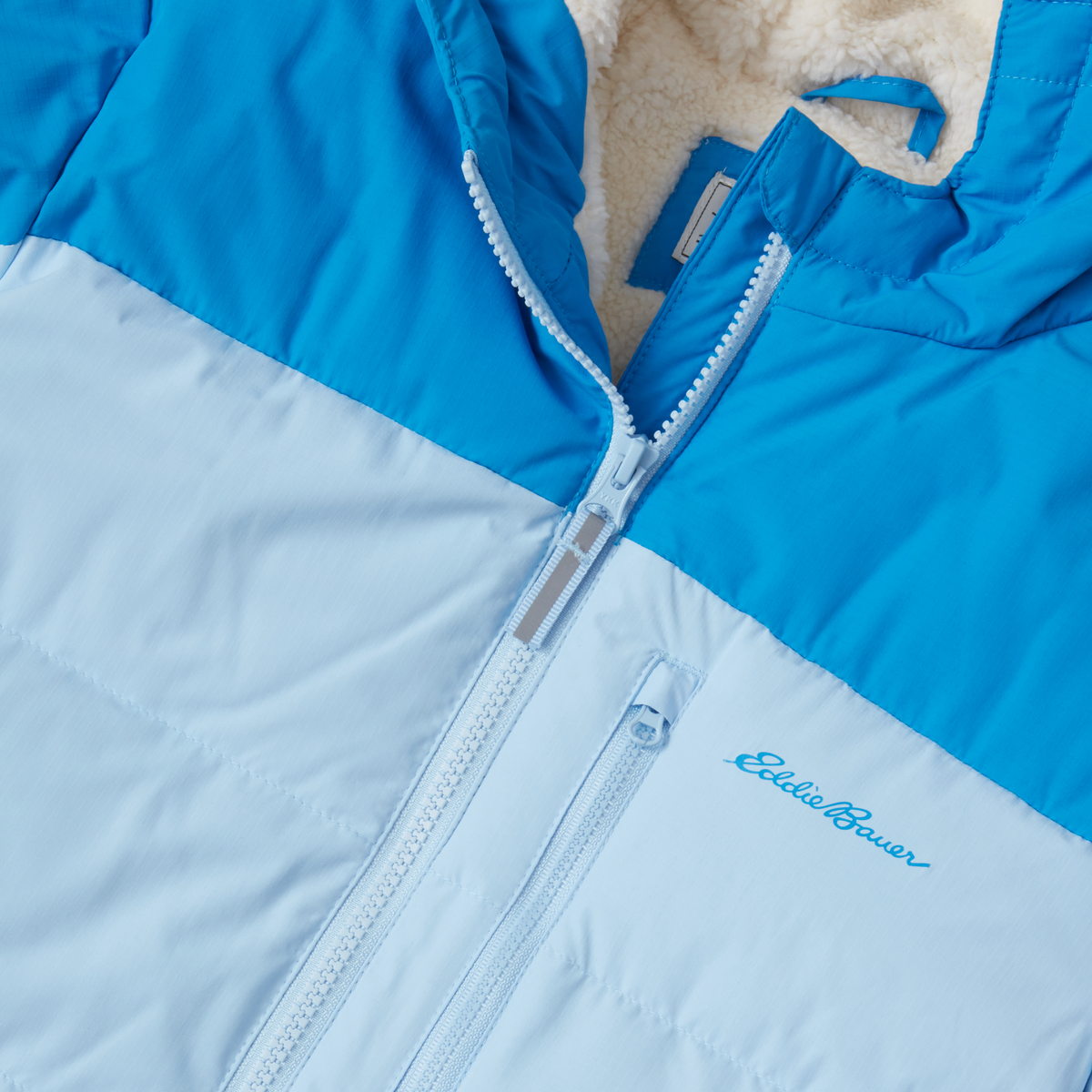 Girls' Classic Down Jacket-French Blue-7