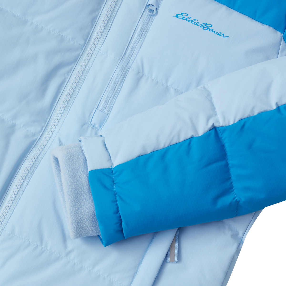 Girls' Classic Down Jacket-French Blue-8