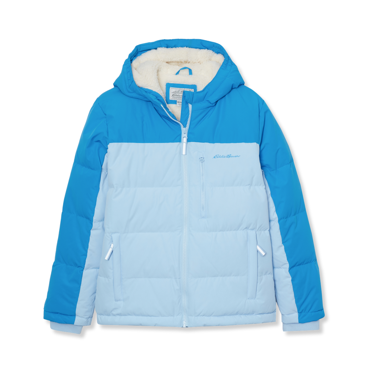 Girls' Classic Down Jacket-French Blue-5