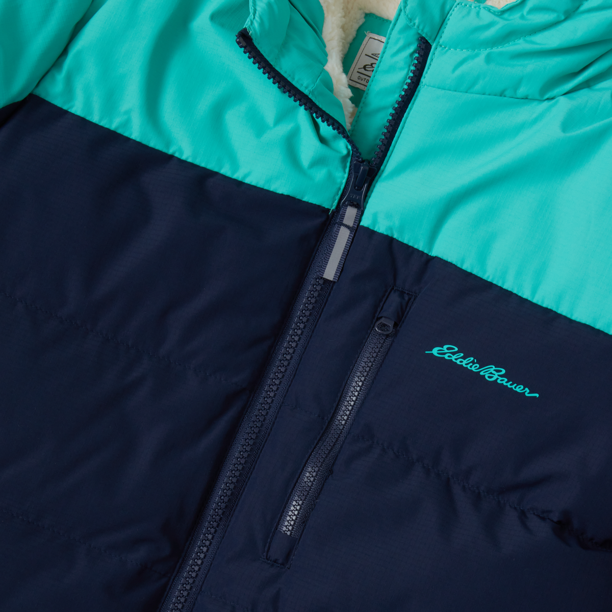 Girls' Classic Down Jacket-Peacoat-15
