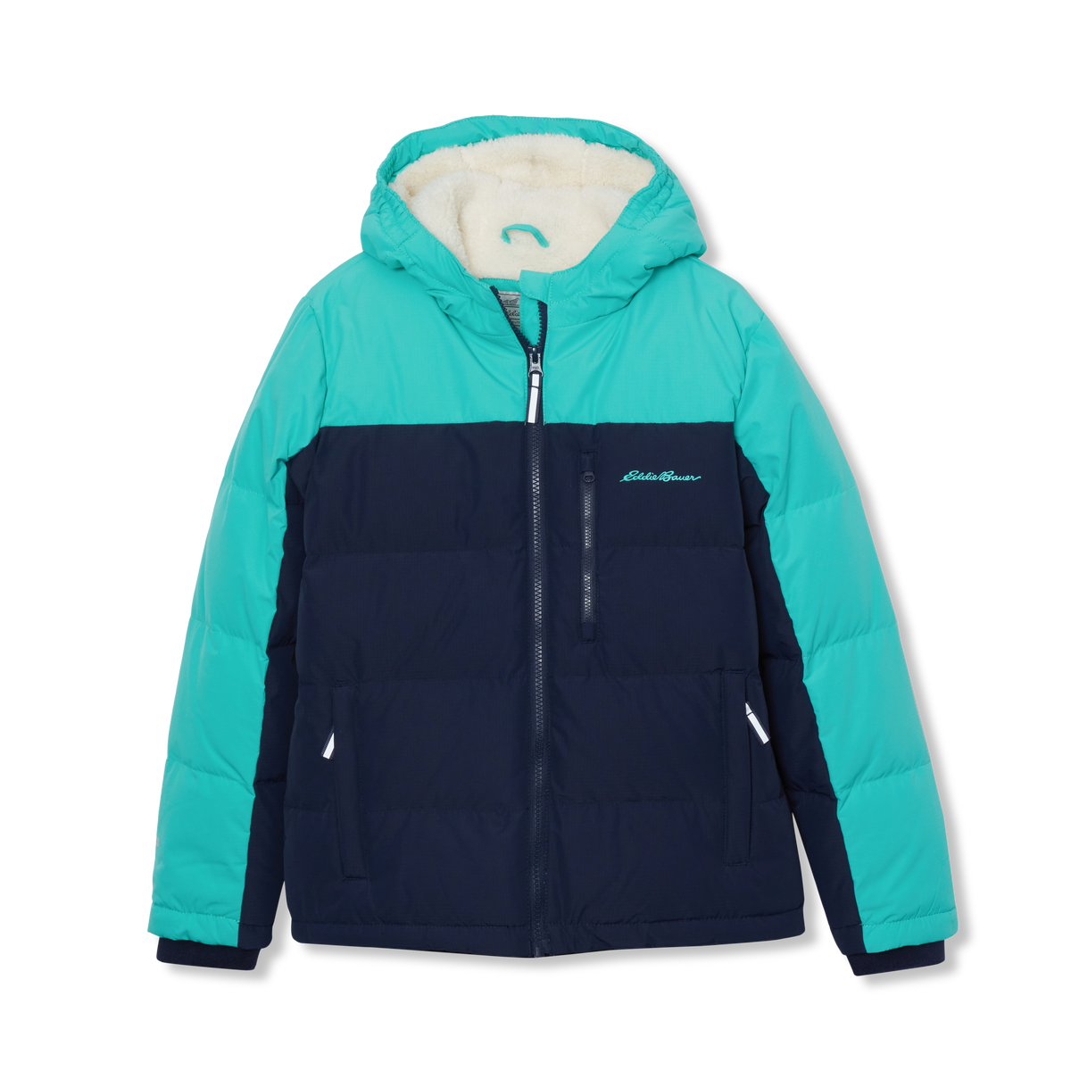 Girls' Classic Down Jacket-Peacoat-13