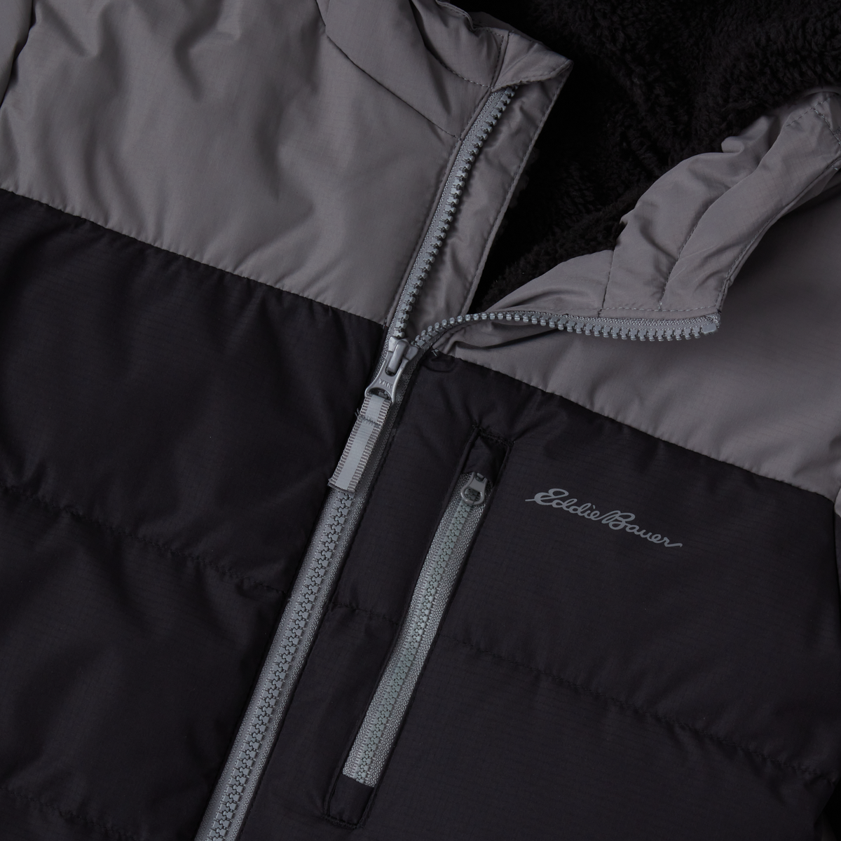 Boys' Classic Down Jacket-Black Onyx-3