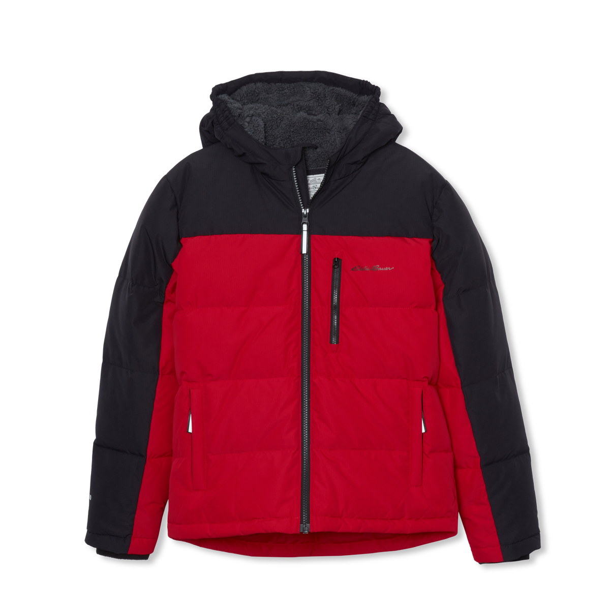 Boys' Classic Down Jacket-Equestrian Red-9