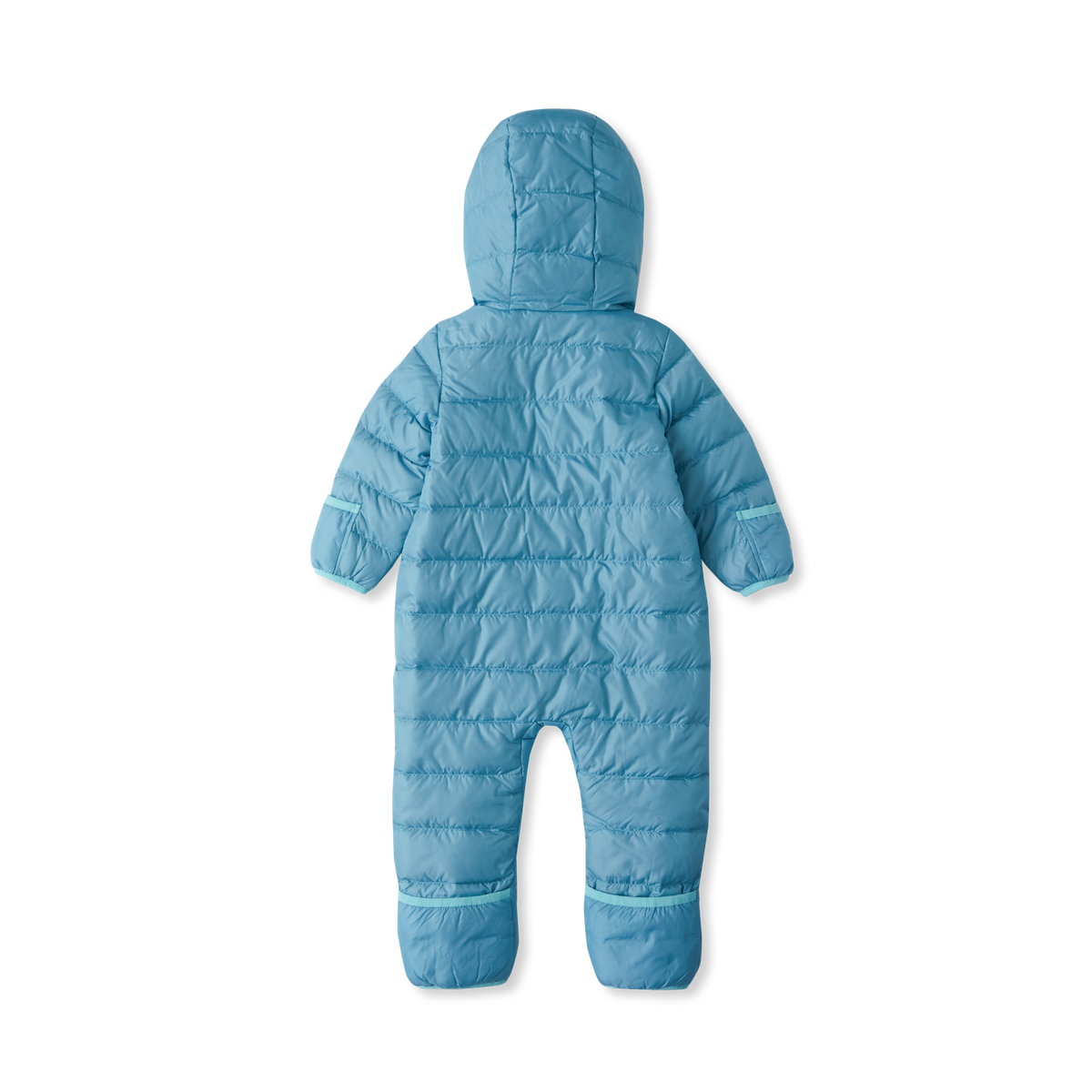 Infant Down Snowsuit-Delphinium Blue-2