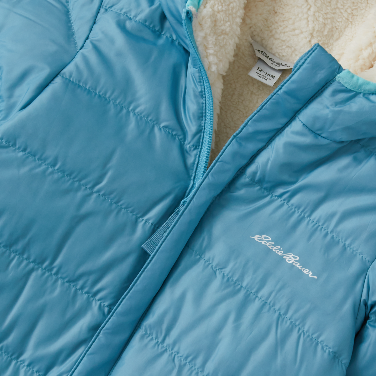 Infant Down Snowsuit-Delphinium Blue-3