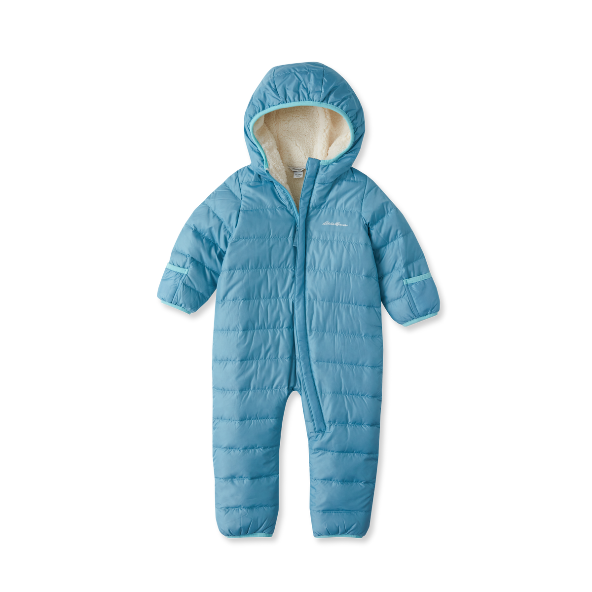 Infant Down Snowsuit-Delphinium Blue-1
