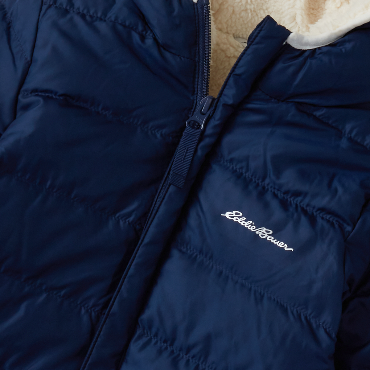 Infant Down Snowsuit-Navy Blue-15