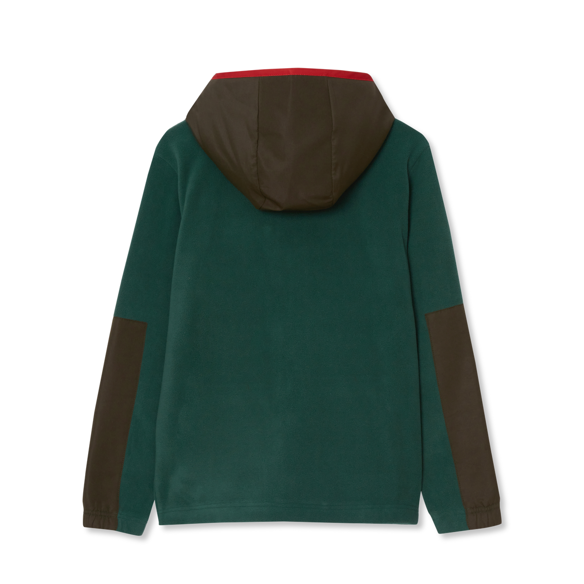 Boys' Quest Fleece Full-Zip Hoodie-Dark Green-2