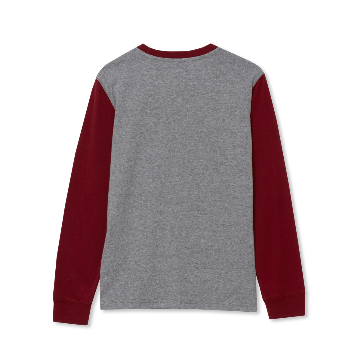 Boys' Long-Sleeve Pocket Tee-Cabernet-2