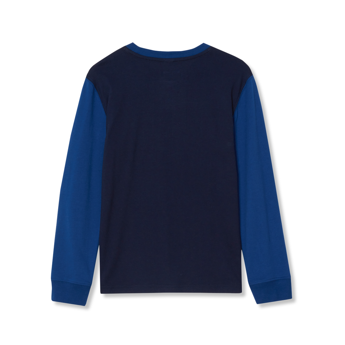 Boys' Long-Sleeve Pocket Tee-Peacoat-5