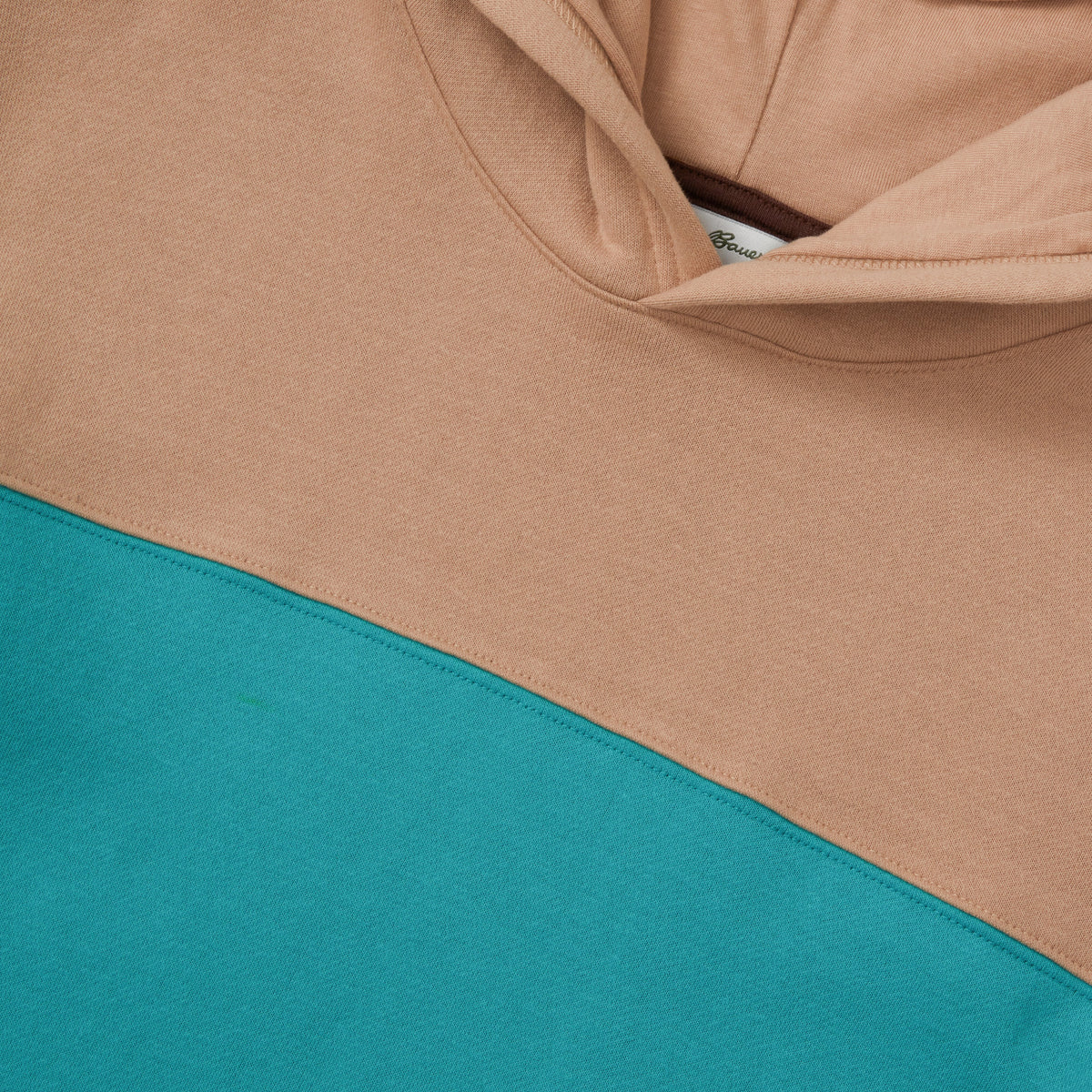 Boys' Camp Fleece Colorblocked Hoodie-Coffee Bean-3