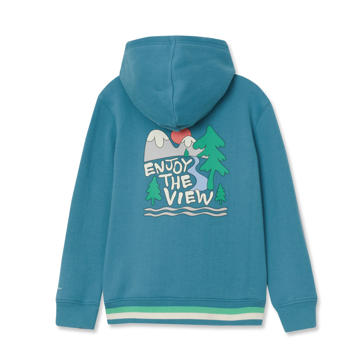 Boys' Camp Fleece Graphic Hoodie-Storm Blue-6