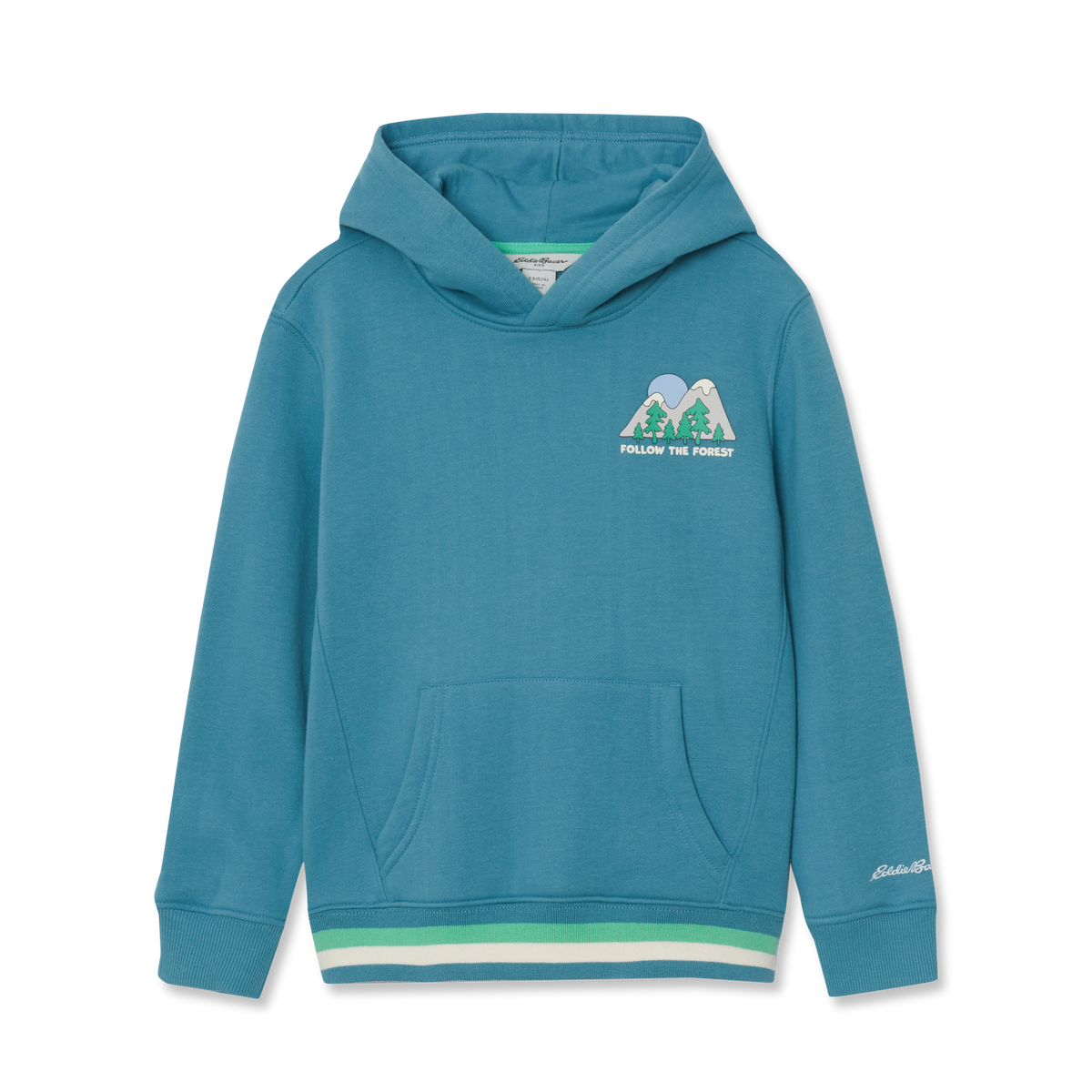 Boys' Camp Fleece Graphic Hoodie-Storm Blue-5