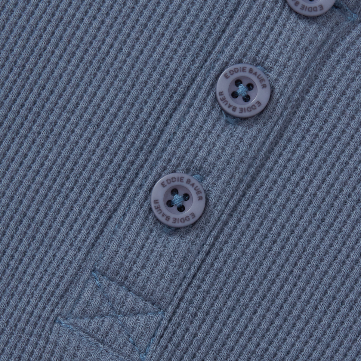 Boys' Long-Sleeve Thermal Henley-China Blue-3