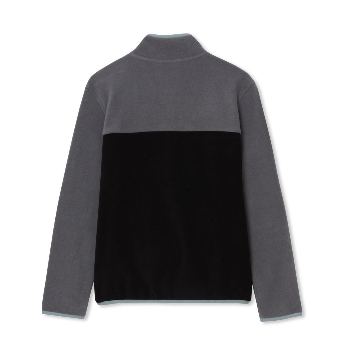 Boys' Quest Fleece Snap-Neck Pullover-Black Onyx-2
