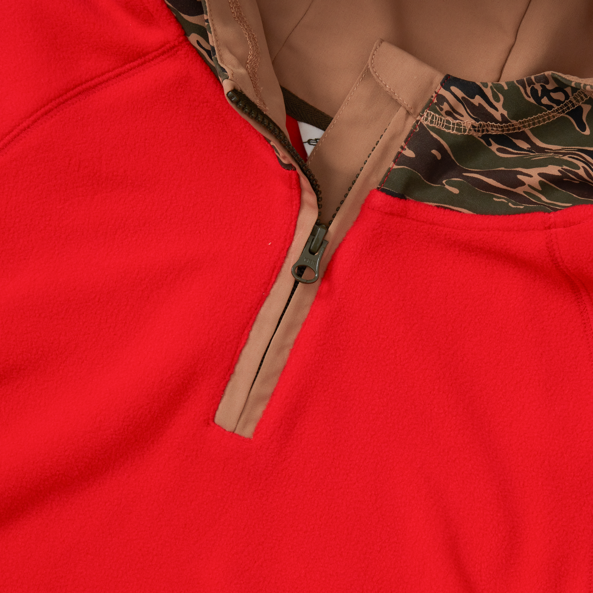 Boys' Quest Fleece Quarter-Zip Hoodie-Valiant Poppy-6