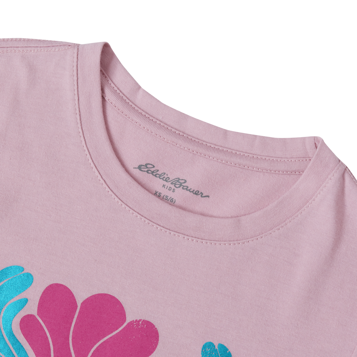 Girls' Long-Sleeve Graphic Tee-Dawn Pink-8