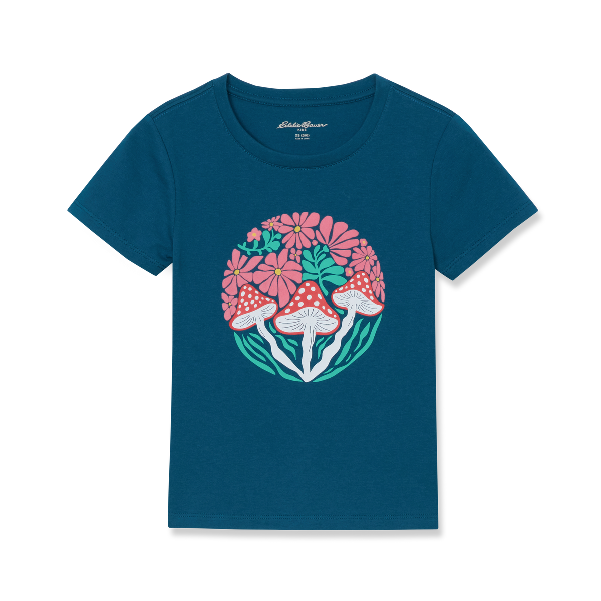 Girls' Short-Sleeve Graphic Tee-Legion Blue-7