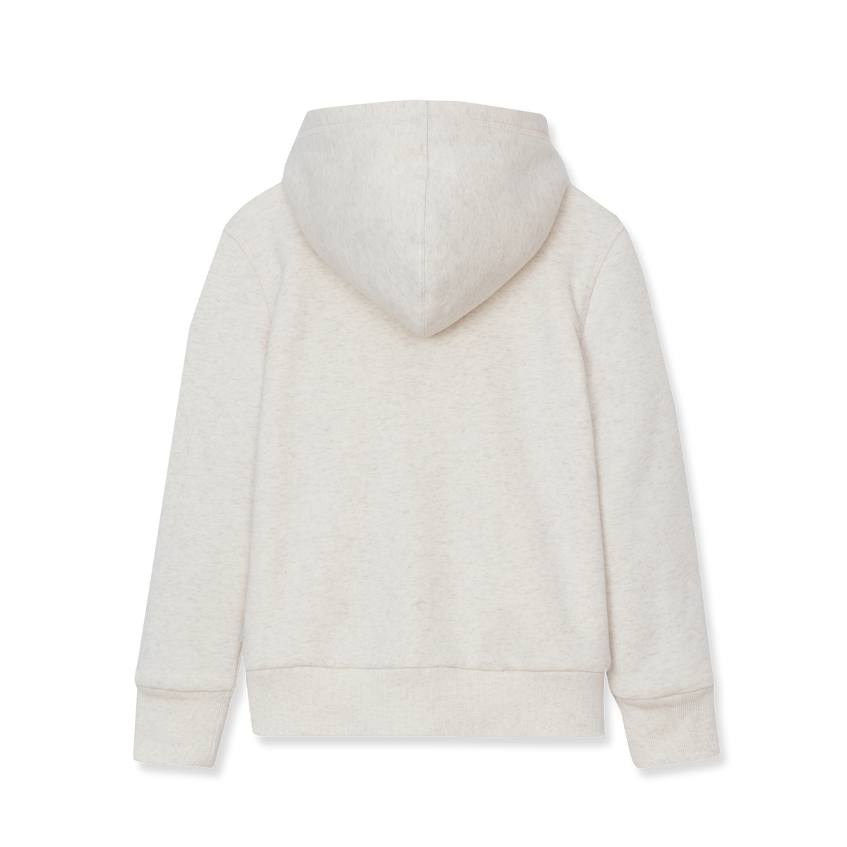 Girls' Camp Fleece Faux Shearling-Lined Hoodie-Oatmeal Heather-8
