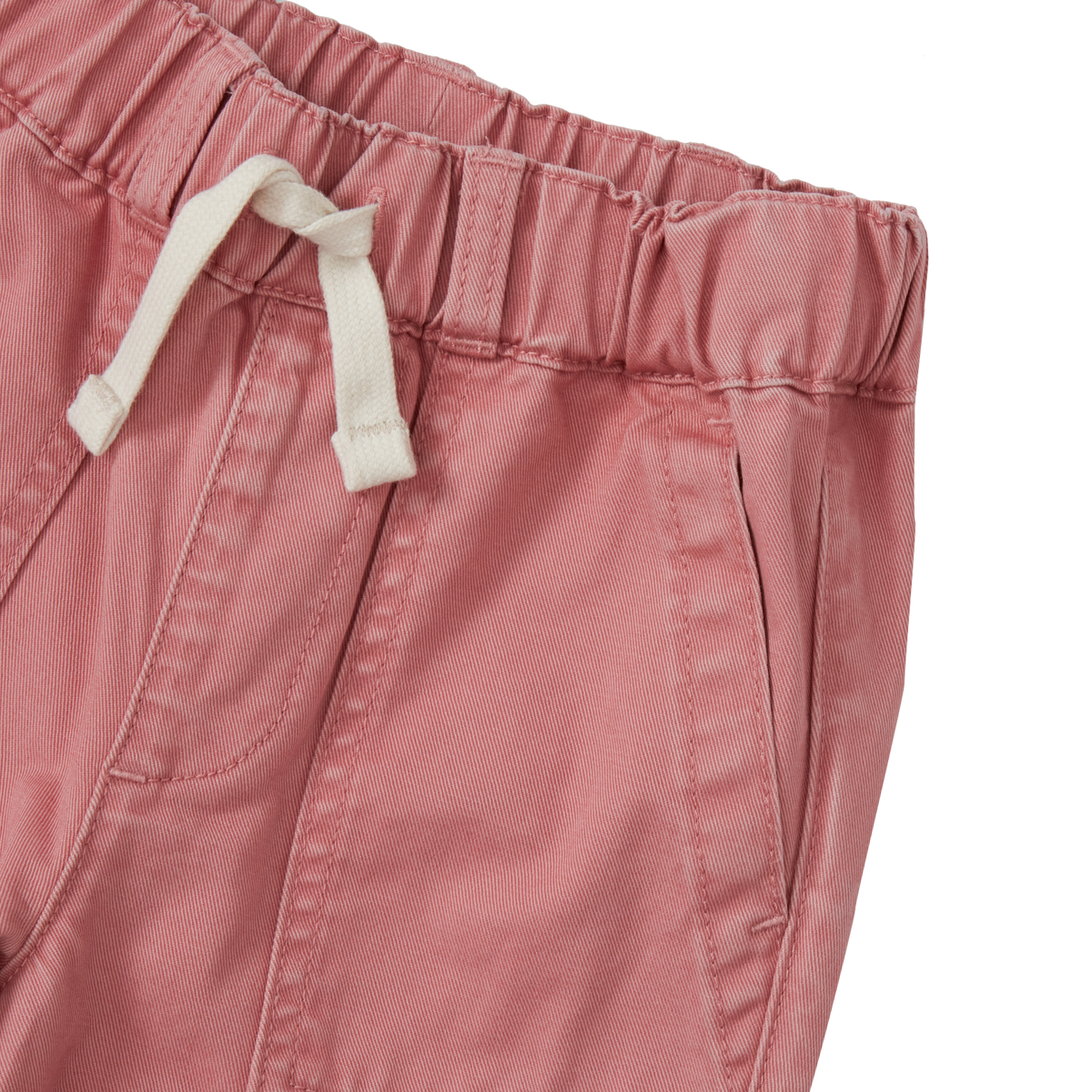 Girls' Twill Pull-On Pant-Dawn Pink-3