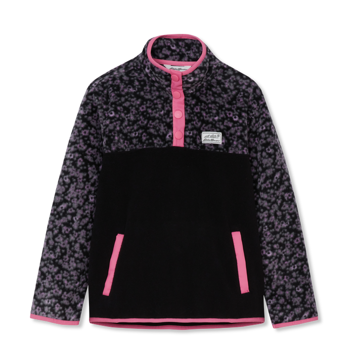 Girls' Polarfleece Quarter-Snap Pullover