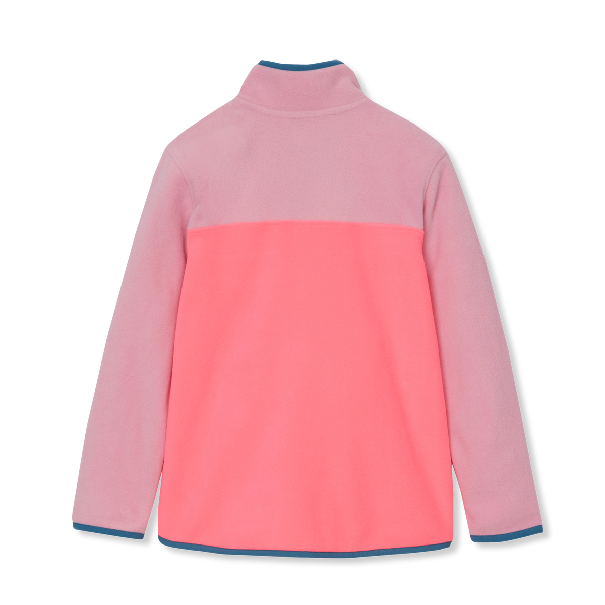 Girls' Polarfleece Quarter-Snap Pullover-Dawn Pink-8