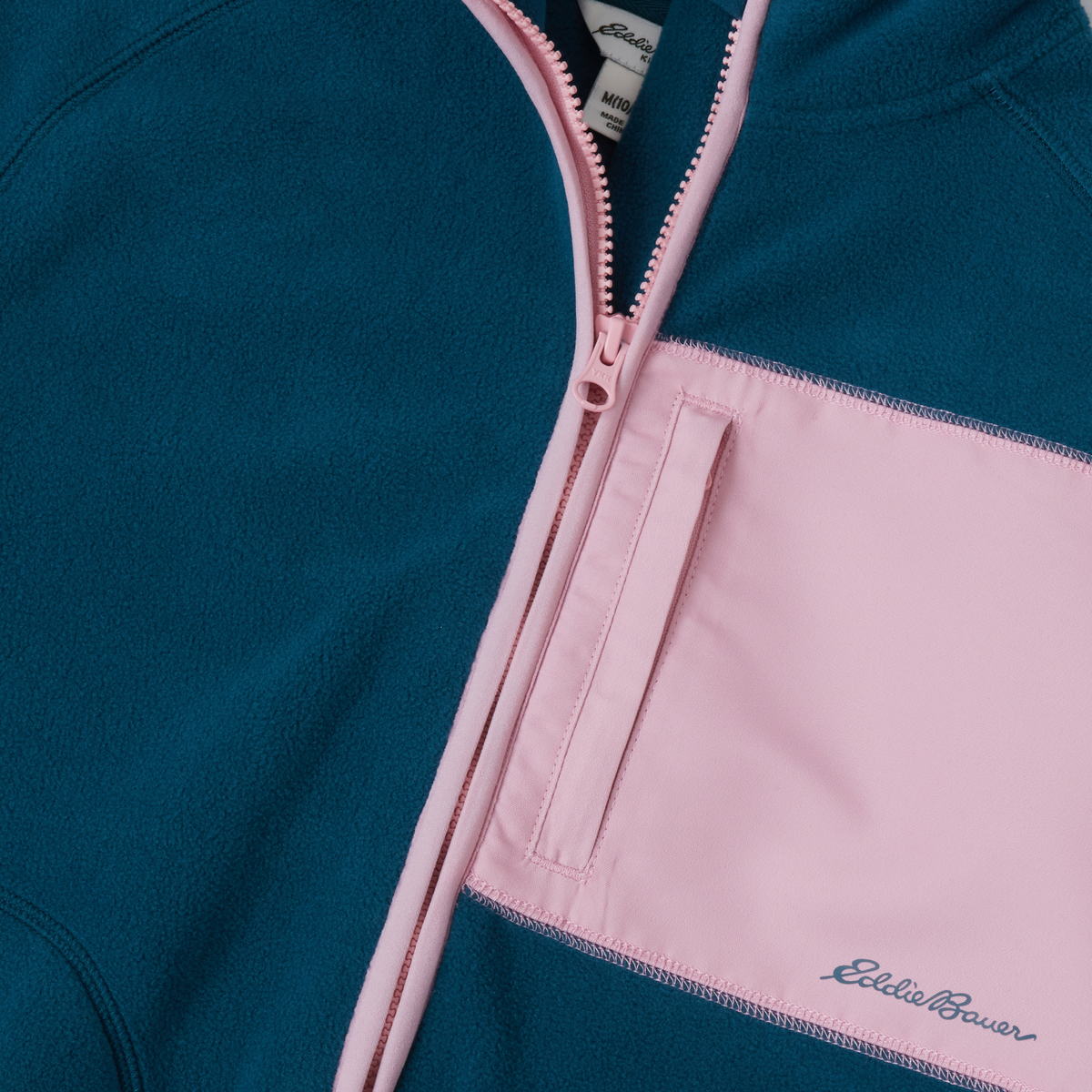 Girls' Quest Fleece Full-Zip Jacket-Legion Blue-3