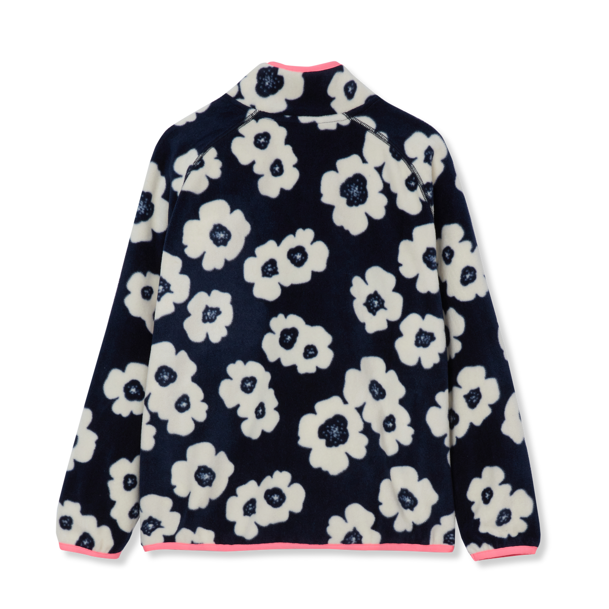 Girls' Quest Fleece Full-Zip Jacket-Peacoat-5