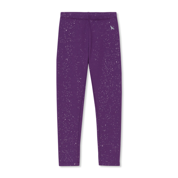 Girls' Plush-Lined Sparkle Legging