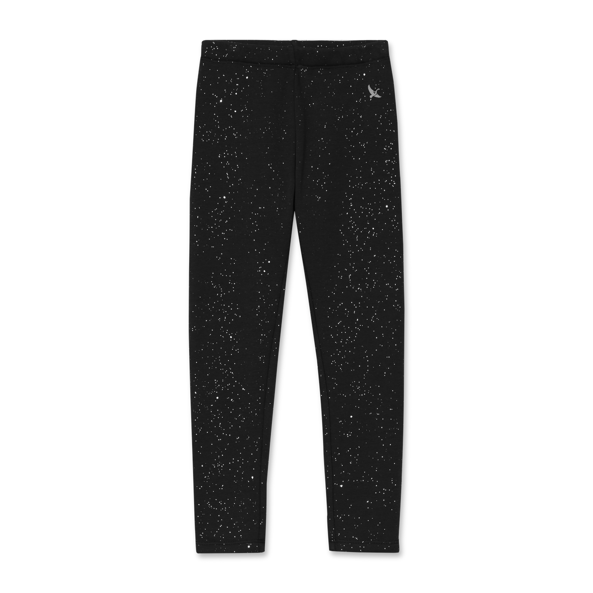 Girls' Plush-Lined Sparkle Legging-Black Onyx-4