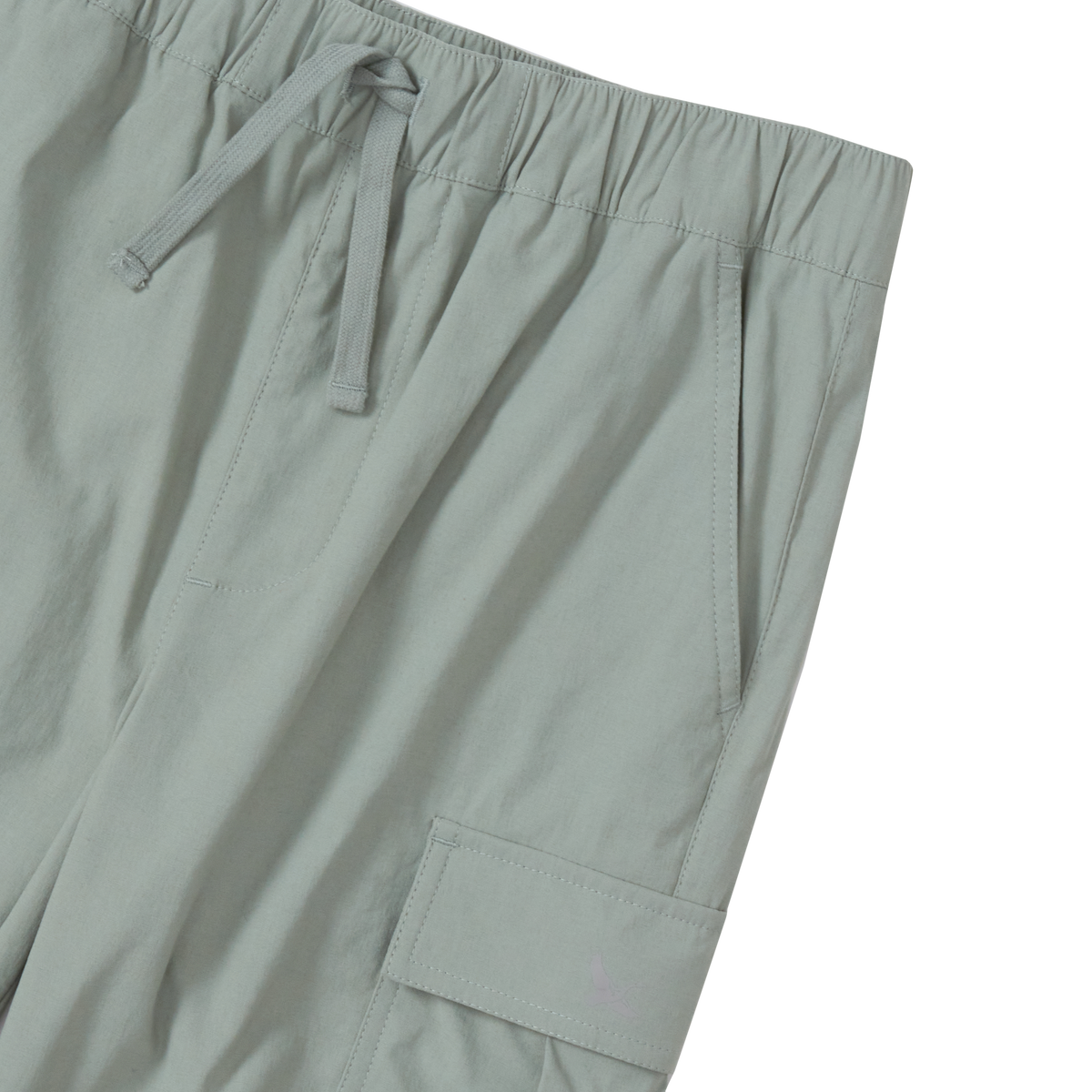 Girls' Cargo Tech Pant-Green Milieu-3